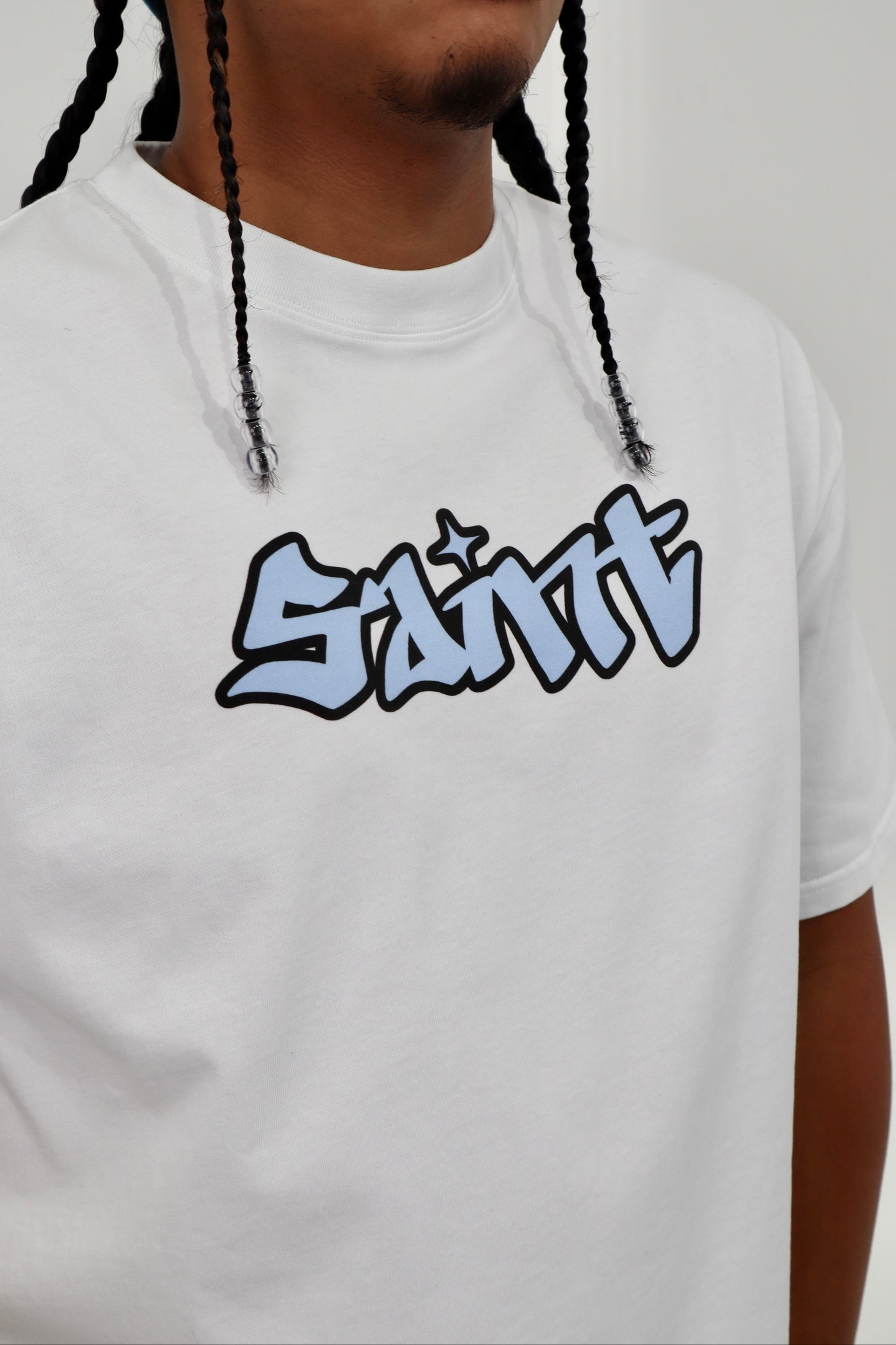 Saint Graffiti Tee Blue