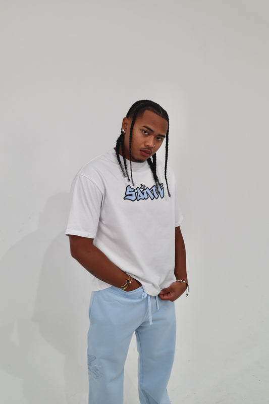 Saint Graffiti Tee Blue