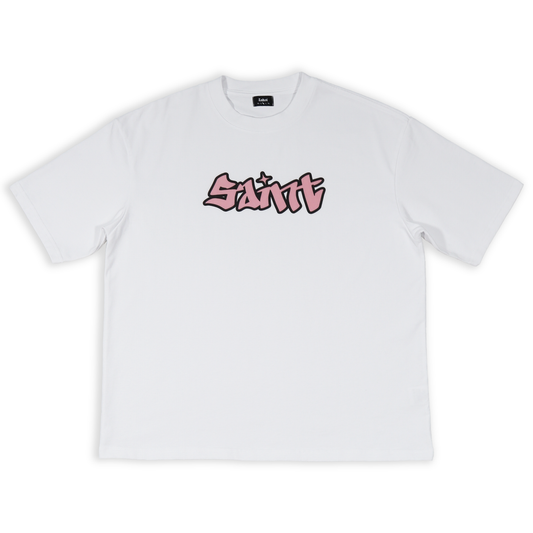 Saint Graffiti Tee Pink